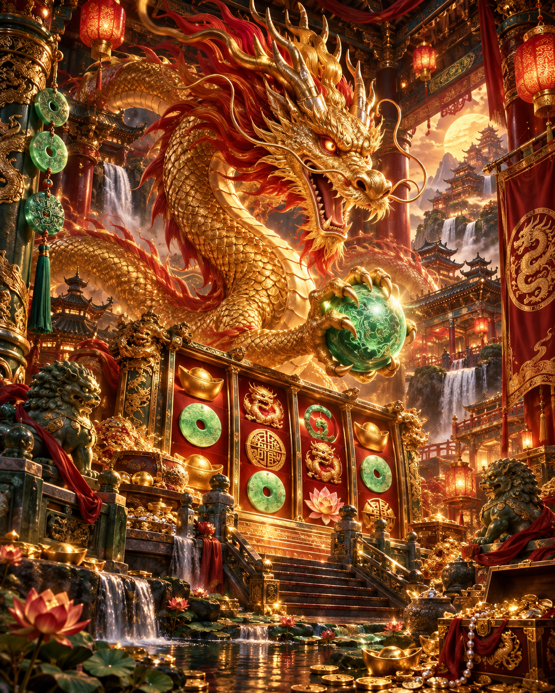 Asian dragon fortune slot games
